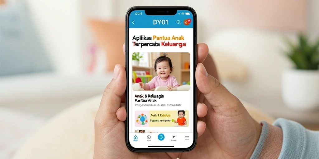Antarmuka aplikasi Pantau Anak yang intuitif dan mudah digunakan.